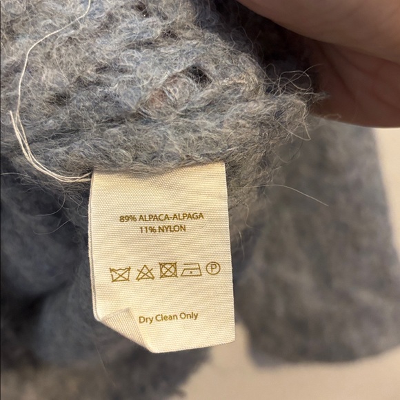 Free People Gray She’s All That Alpaca Blend Oversized Cowl Neck Sweater XS - Picture 7 of 8